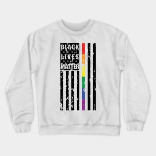 Black Queer Lives Matter - Black Crewneck Sweatshirt